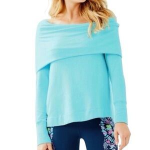 Lilly Pulitzer Belinda off the shoulder sweater shirt - size medium